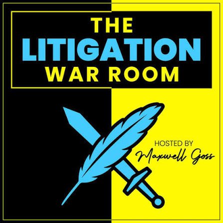 The Litigation War Room podcast cover